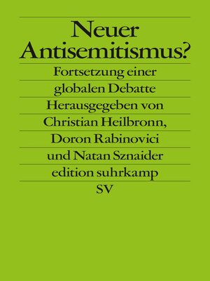 cover image of Neuer Antisemitismus?